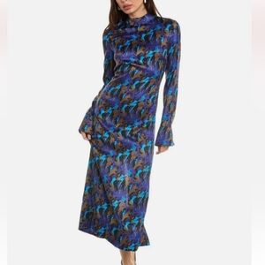 STAUD - thicket dress in sapphire - size 6